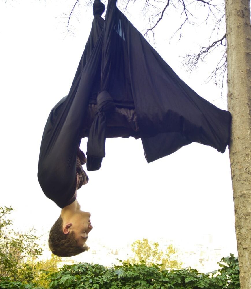 amaca di yoga con asas