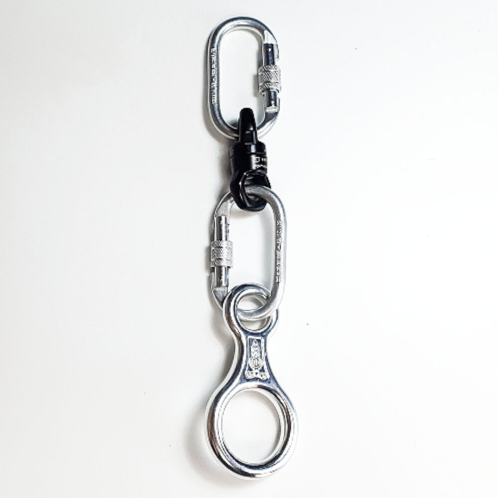 Swivel with ball bearings for aerial acrobatics - Image 9