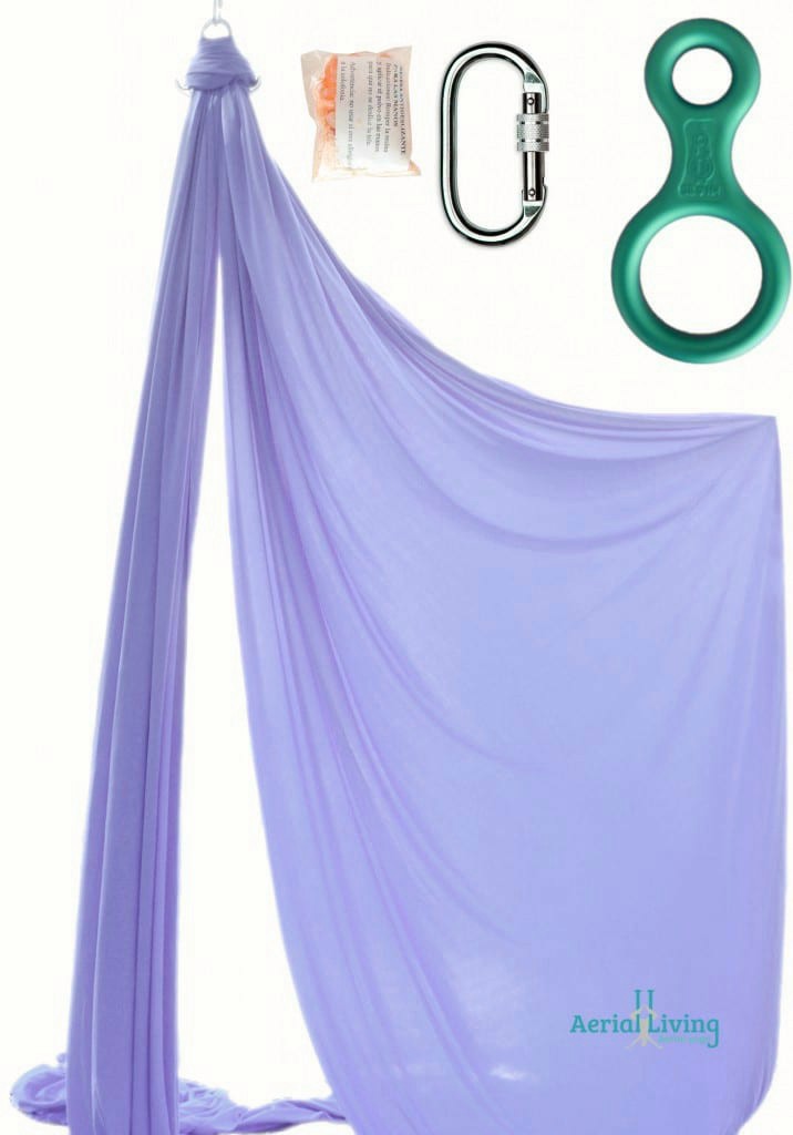 Kit Aerial silks and accessories for hanging them Aerial Yoga Swings