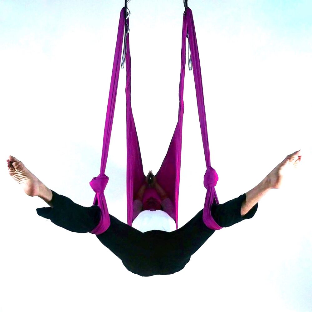 Aerial Yoga Swing (hammock) with handles - Image 32