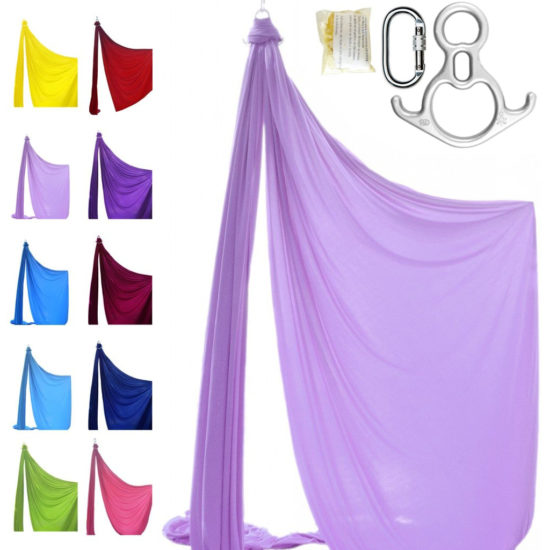 Kit Pro Aerial silks and accessories for hanging them Aerial Yoga