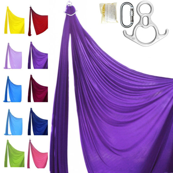 Kit Pro Aerial silks and accessories for hanging them Aerial Yoga