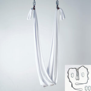columpio de yoga blanco