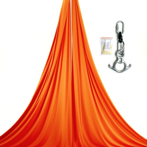 orange aerial silks kit