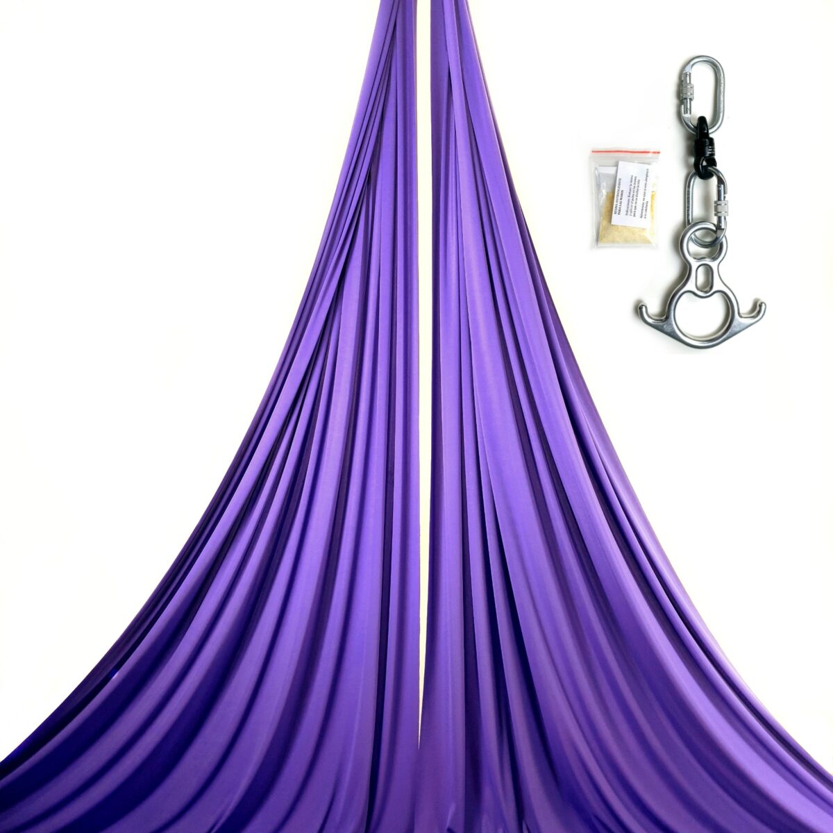 purple aerial silks kit