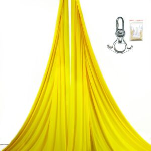yellow aerial silks kit