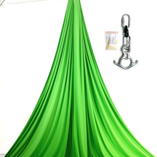 green aerial silks kit