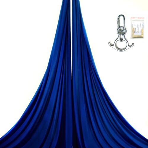 blue aerial silks kit