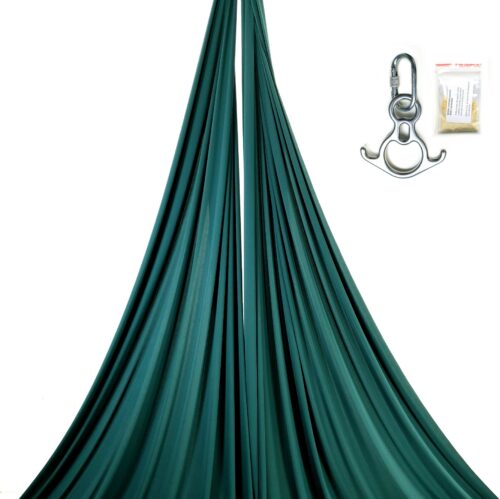 kit aerial silks petroleum green