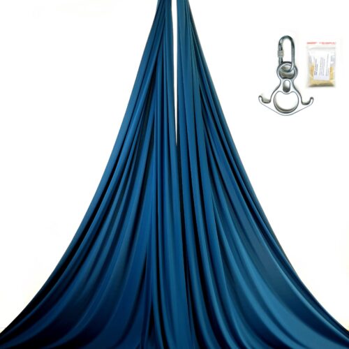 blue petroleum aerial silks kit