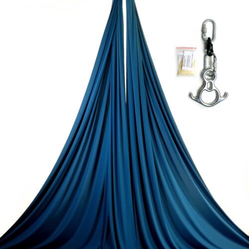 blue petroleum aerial silks kit