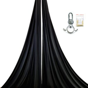 black aerial silks kit