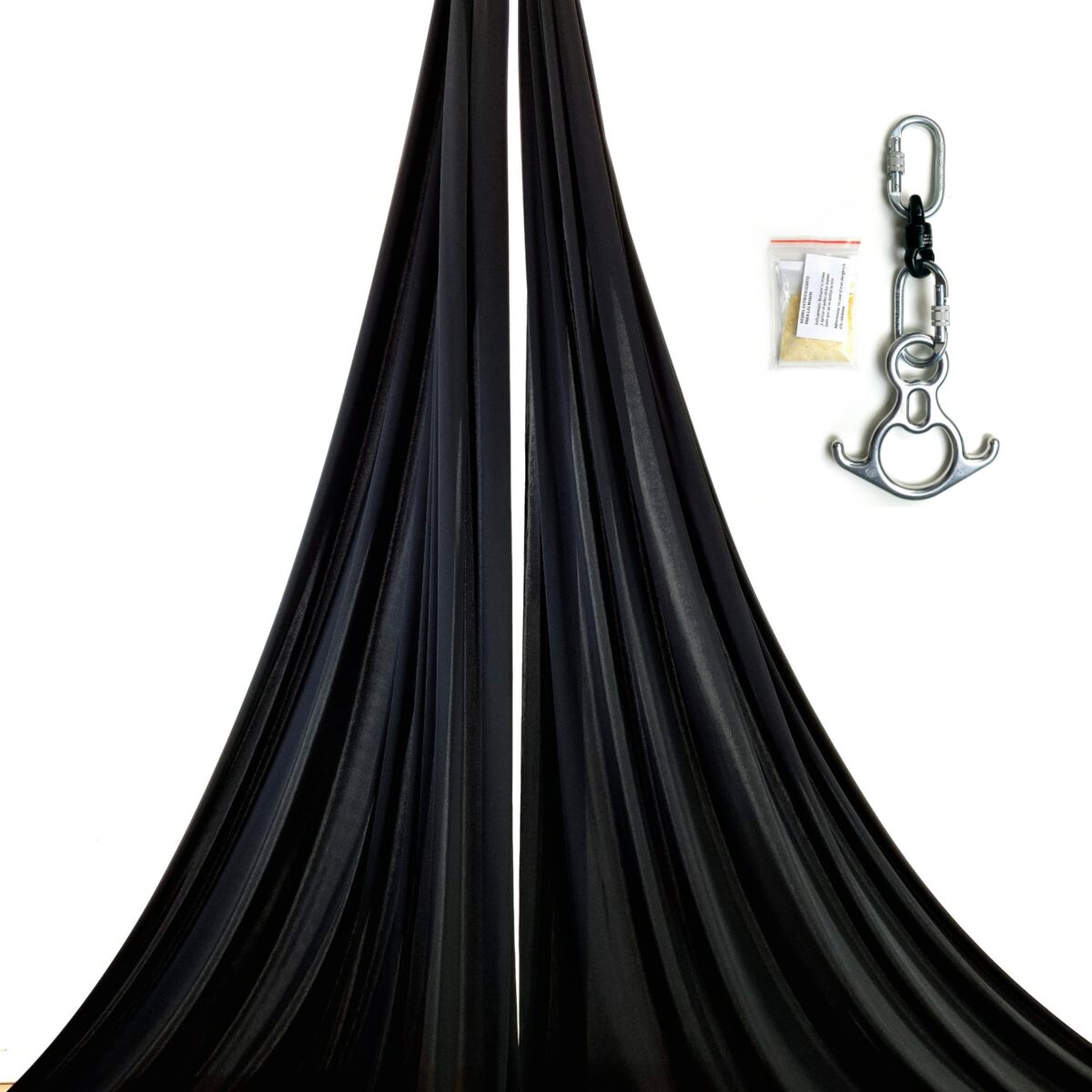 black aerial silks kit