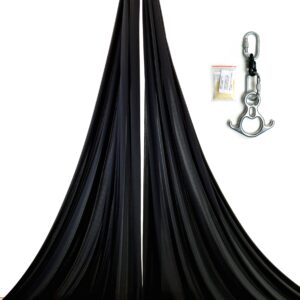 black aerial silks kit