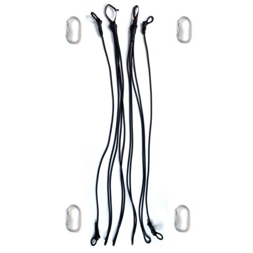 Adjustable bungee cords kit for harness calisthenics, acrobatics and yoga  hammocks - Aerial Yoga Swings & Aerial Silks made in Europe