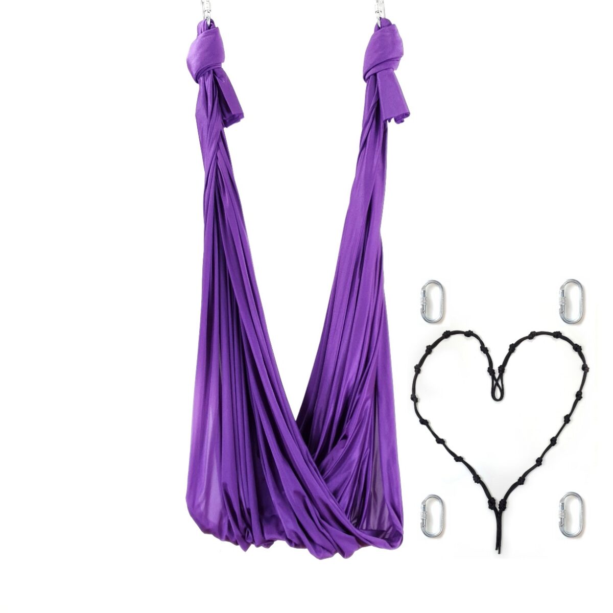 Hamac Yoga Aérien Antigravité violet Hamac Yoga Aérien Antigravité, Aerial yoga hammock Antigravity, Amaca di yoga aereo antigravity