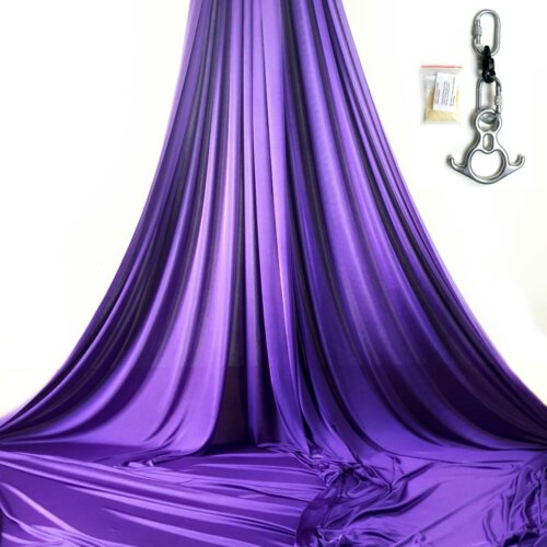 purple aerial silks for shows