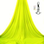 yellow fluo profesional aerial silk