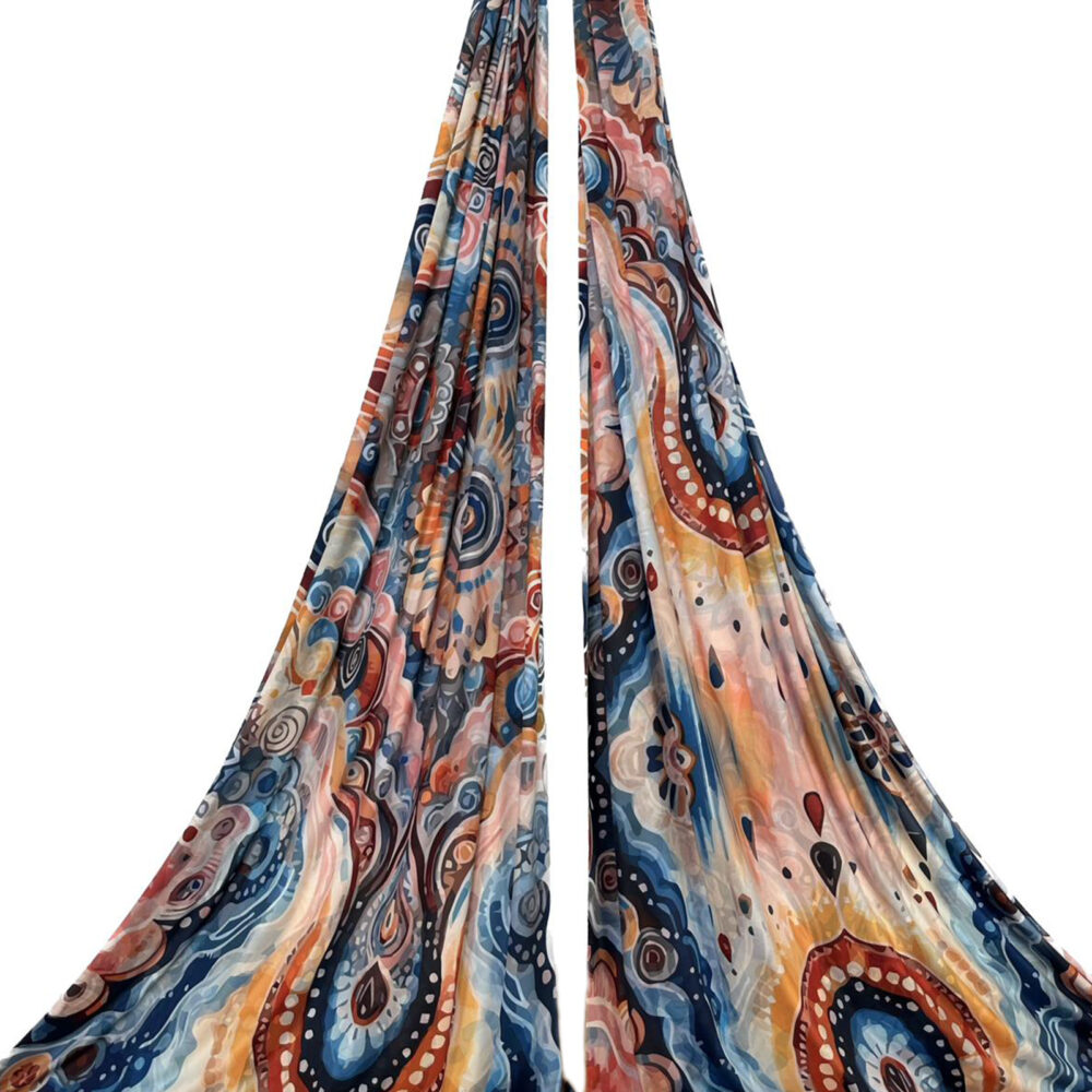 "Mandala Drops" Aerial Silks