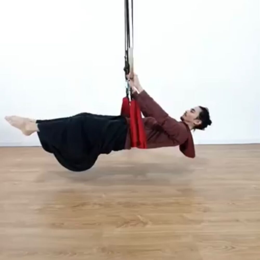 Adjustable Soft Bungee Hammock for Yoga, Mobility and Calisthenics - Image 6