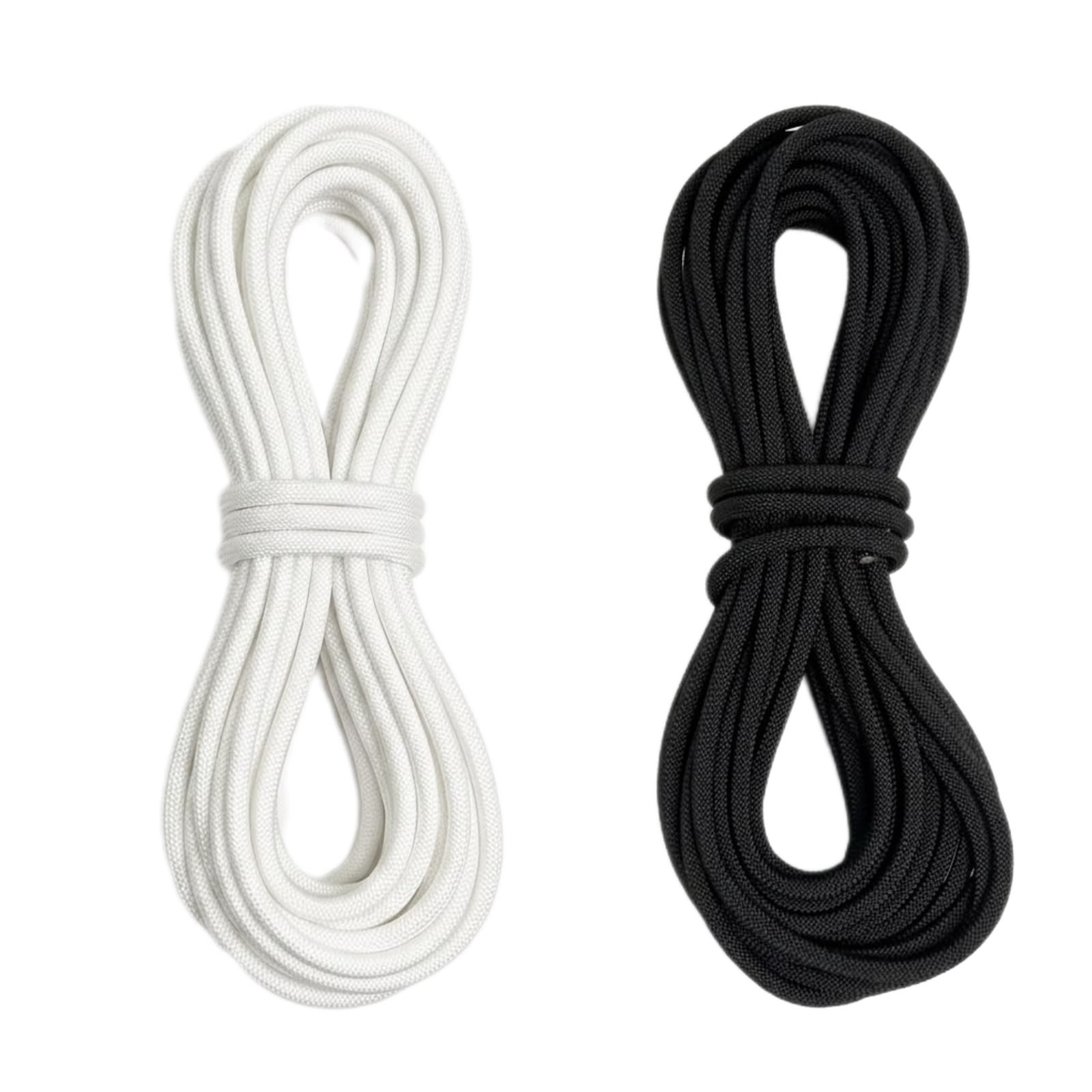 Cuerda Blanca o Negra Semiestática de 11 mm para Danza Vertical y Rigging Aéreo (Venta por Metros)